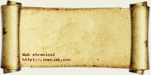 Jagodinka Štrbanović vizit kartica